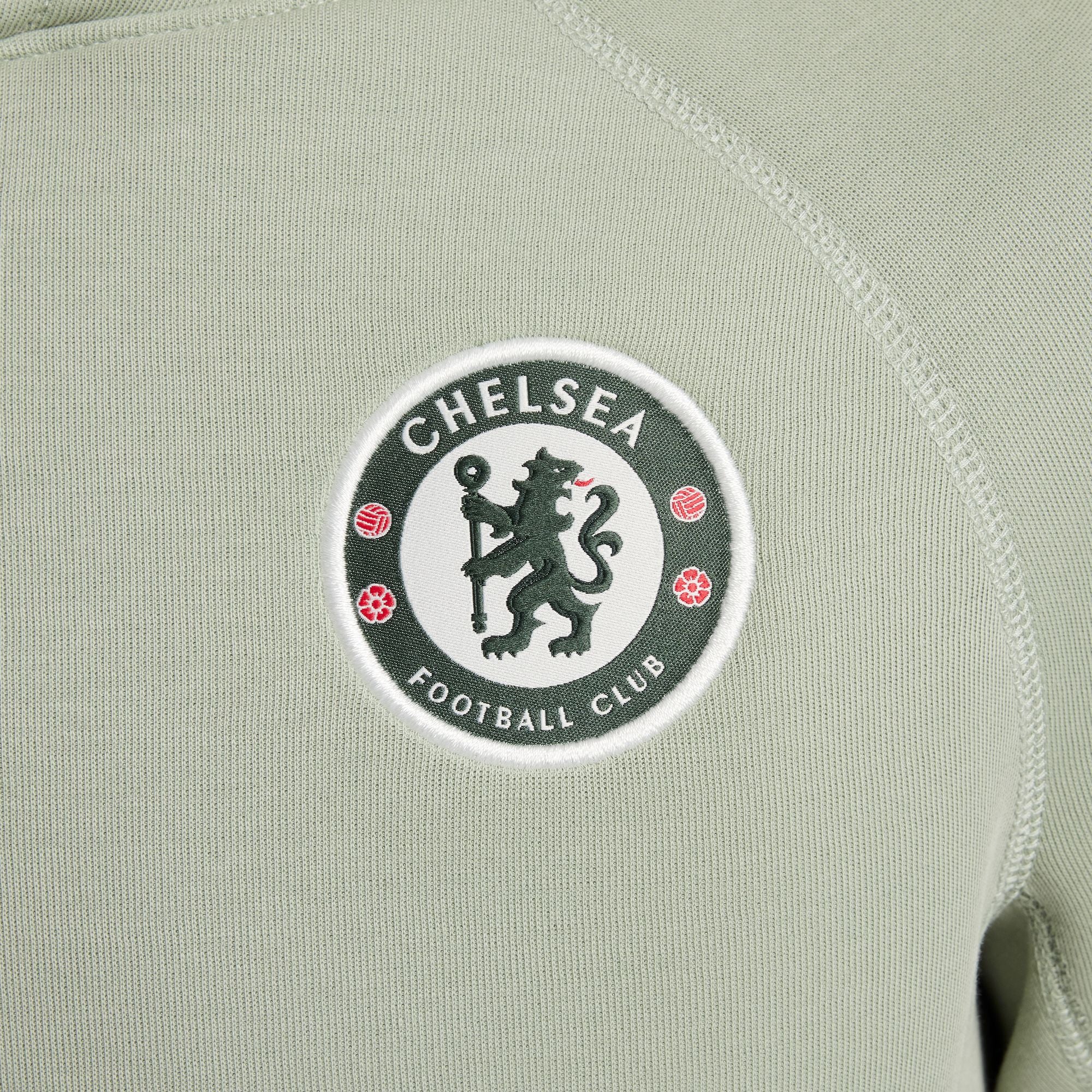 Nike Chelsea FC Tech Big Kids' (Boys') Soccer Fleece Pullover Hoodie - HM3736-370-NIKE by Nike | Available at Niky's Sports
