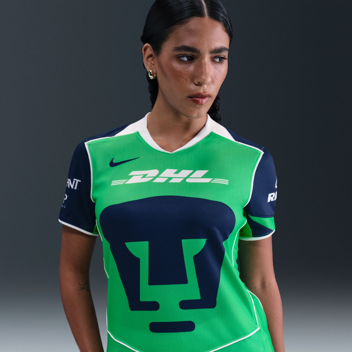 Nike Pumas UNAM 2025/26 Stadium Third Women&#39;s Dri-FIT Total 90 Soccer Replica Jersey