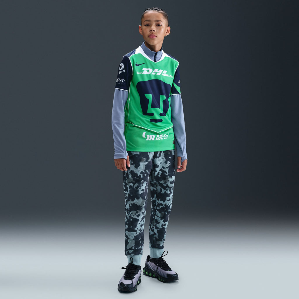 Nike Pumas UNAM 2025/26 Stadium Third Youth Dri-FIT Total 90 Soccer Replica Jersey - HM3761-389-NIKE by Nike | Available at Niky's Sports
