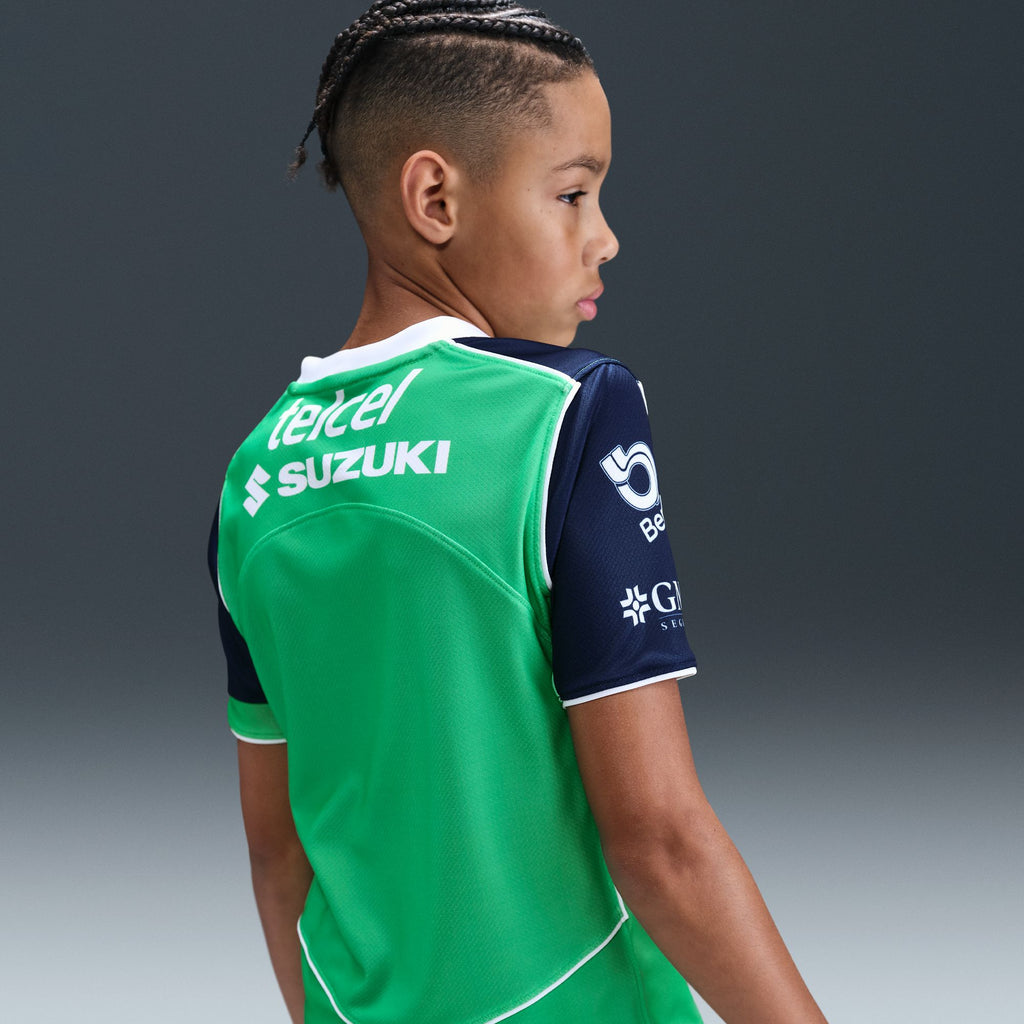 Nike Pumas UNAM 2025/26 Stadium Third Youth Dri-FIT Total 90 Soccer Replica Jersey - HM3761-389-NIKE by Nike | Available at Niky's Sports