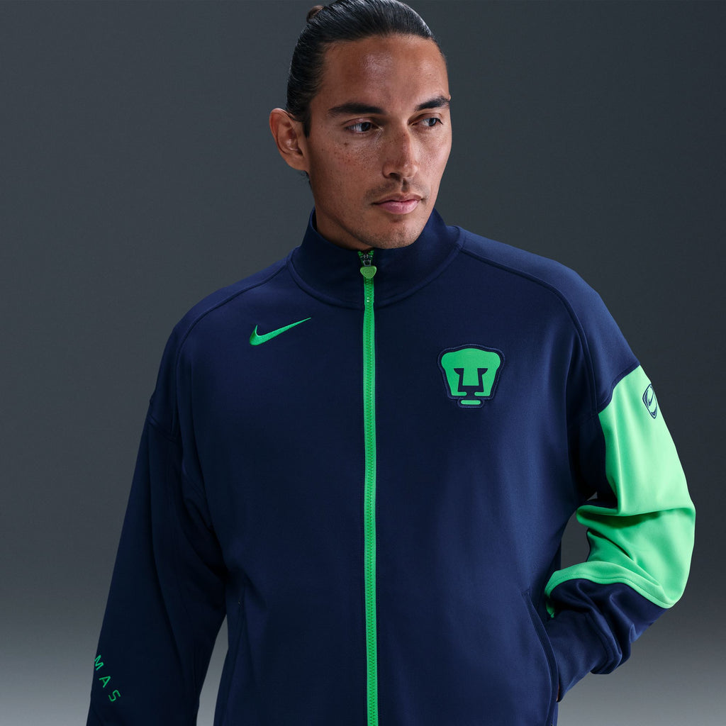 Nike Pumas UNAM Academy Pro Third Men's Dri-FIT Total 90 Soccer Anthem Jacket - HM3770-492-NIKE by Nike | Available at Niky's Sports