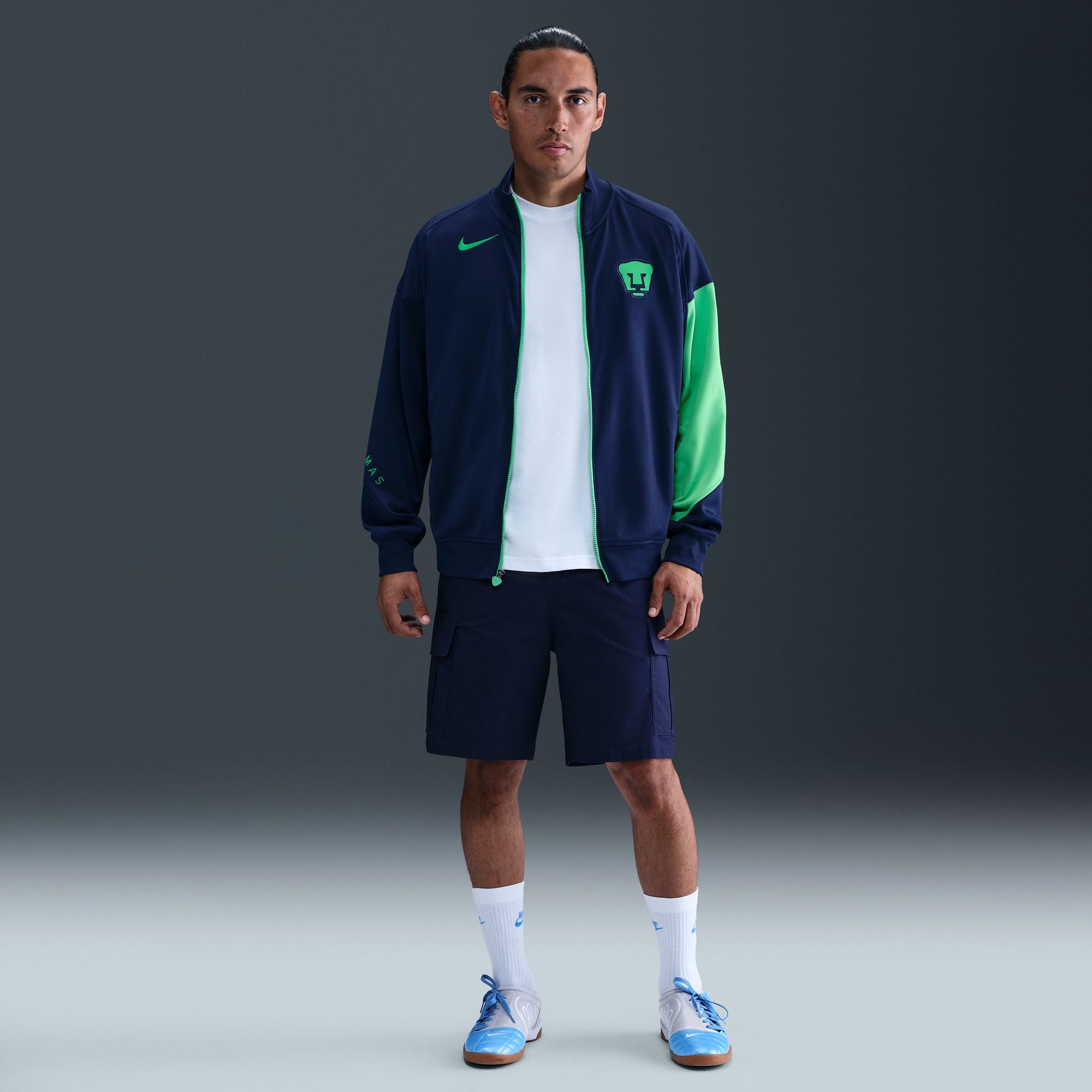 Nike Pumas UNAM Academy Pro Third Men's Dri-FIT Total 90 Soccer Anthem Jacket - HM3770-492-NIKE by Nike | Available at Niky's Sports