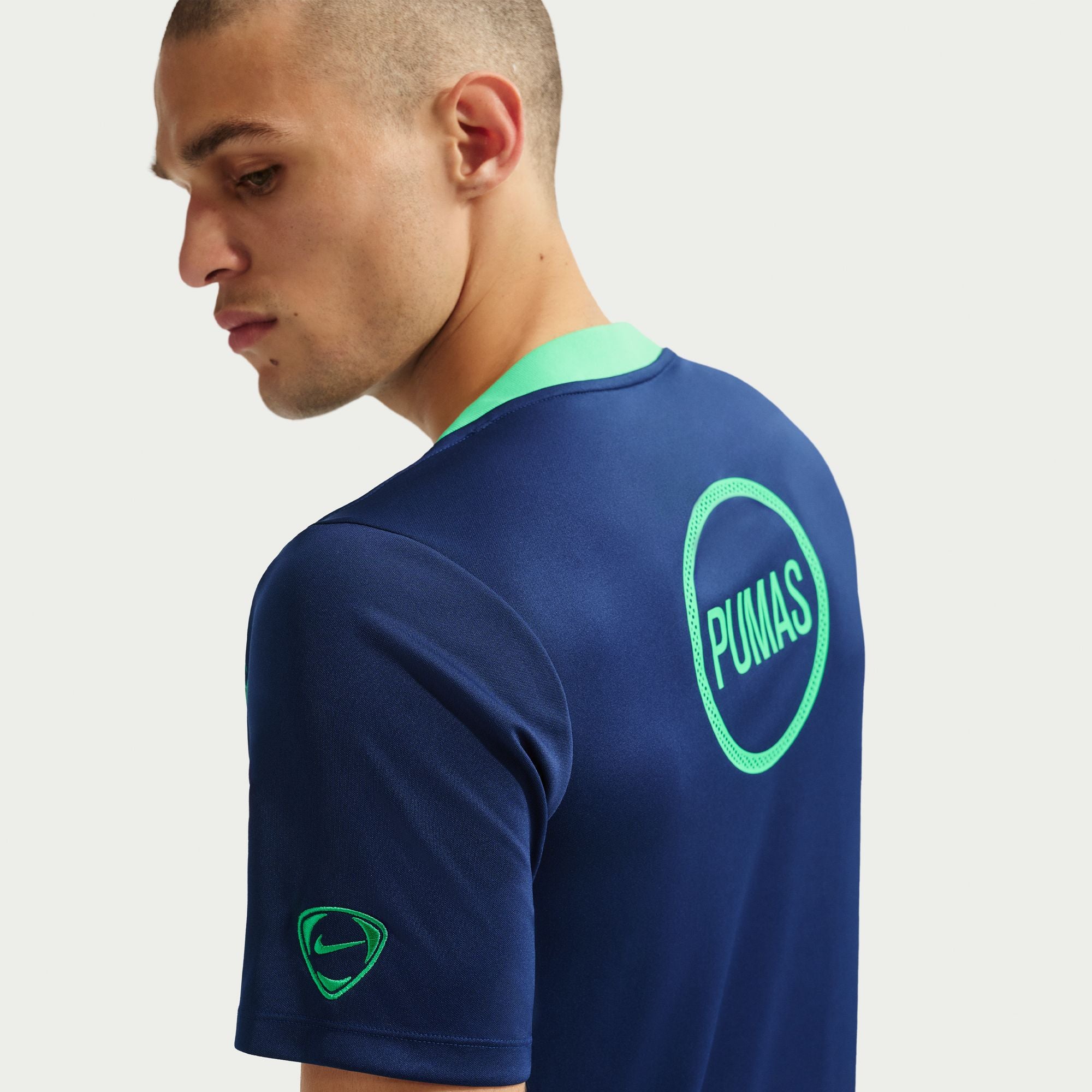 Nike Pumas UNAM Academy Pro Men's Dri-FIT Soccer Pre-Match Top - HM3786-492-NIKE by Nike | Available at Niky's Sports