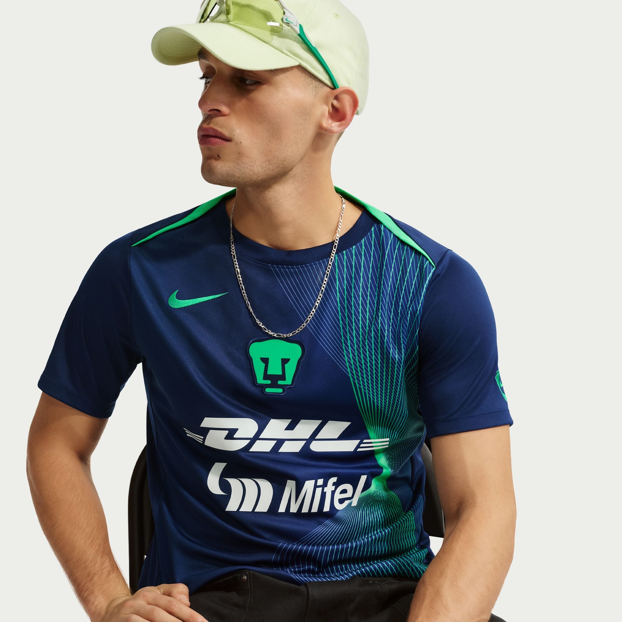 Nike Pumas UNAM Academy Pro Men's Dri-FIT Soccer Pre-Match Top - HM3786-492-NIKE by Nike | Available at Niky's Sports