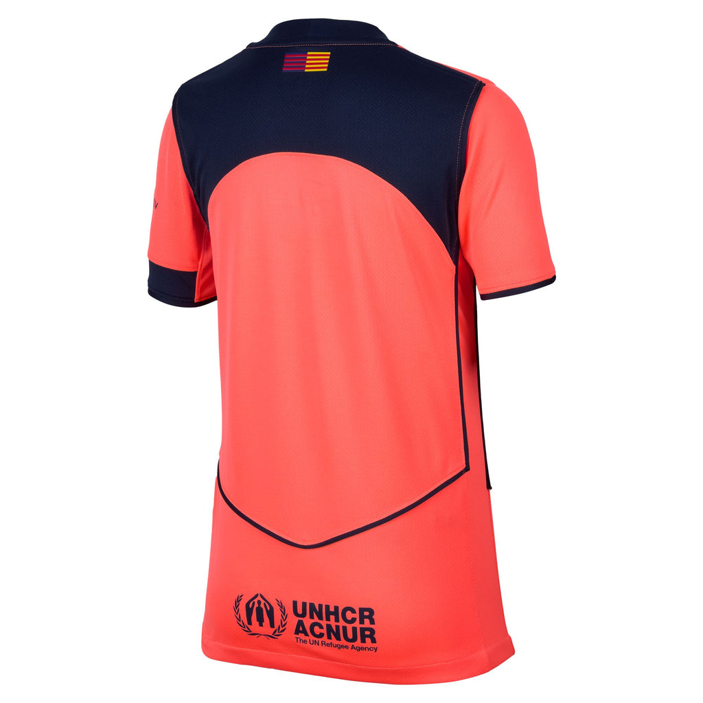 Nike FC Barcelona 2025/26 Stadium Third Big Kids' Dri-FIT Total 90 Soccer Replica Jersey - HM4122-855-NIKE by Nike | Available at Niky's Sports
