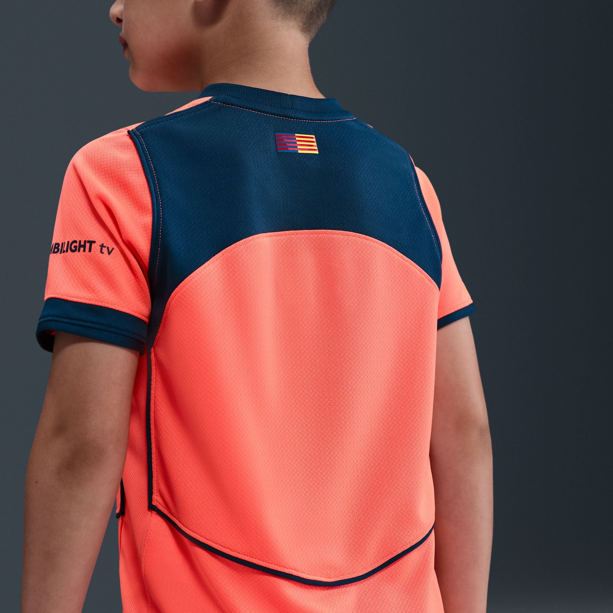 Nike FC Barcelona 2025/26 Stadium Third Little Kids' Dri-FIT Total 90 Soccer 3-Piece Kit