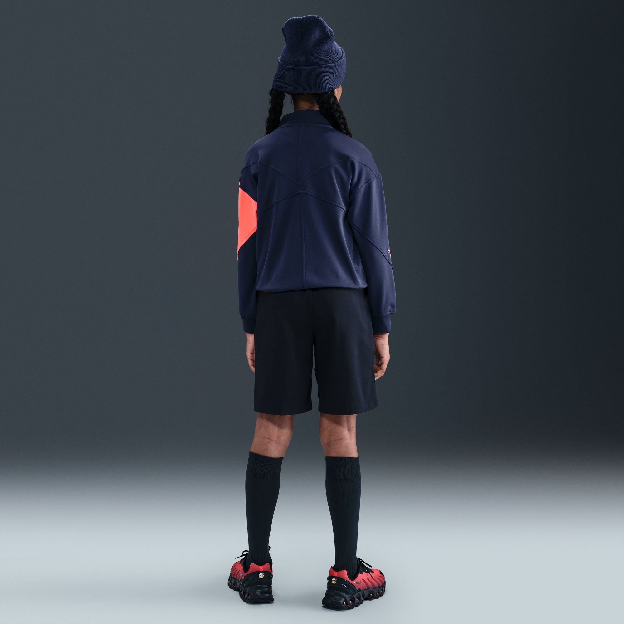 FC Barcelona Academy Pro Third Big Kids' Nike Dri-FIT Total 90 Soccer Anthem Jacket - HM4179-410-NIKE by Nike | Available at Niky's Sports