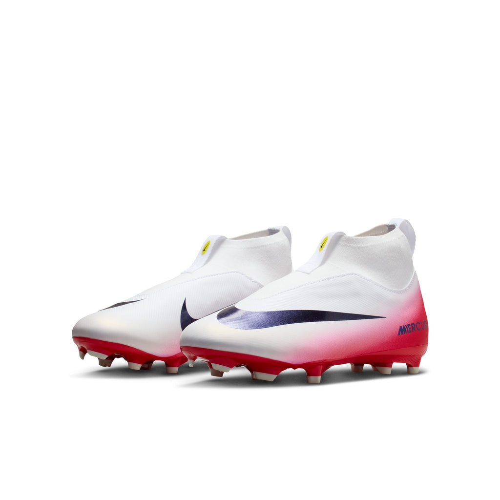 Nike Jr. Mercurial Superfly 10 Academy LV8 Big Kids' Multi-Ground High-Top Soccer Cleats - HM8956-600-NIKE by Nike | Available at Niky's Sports