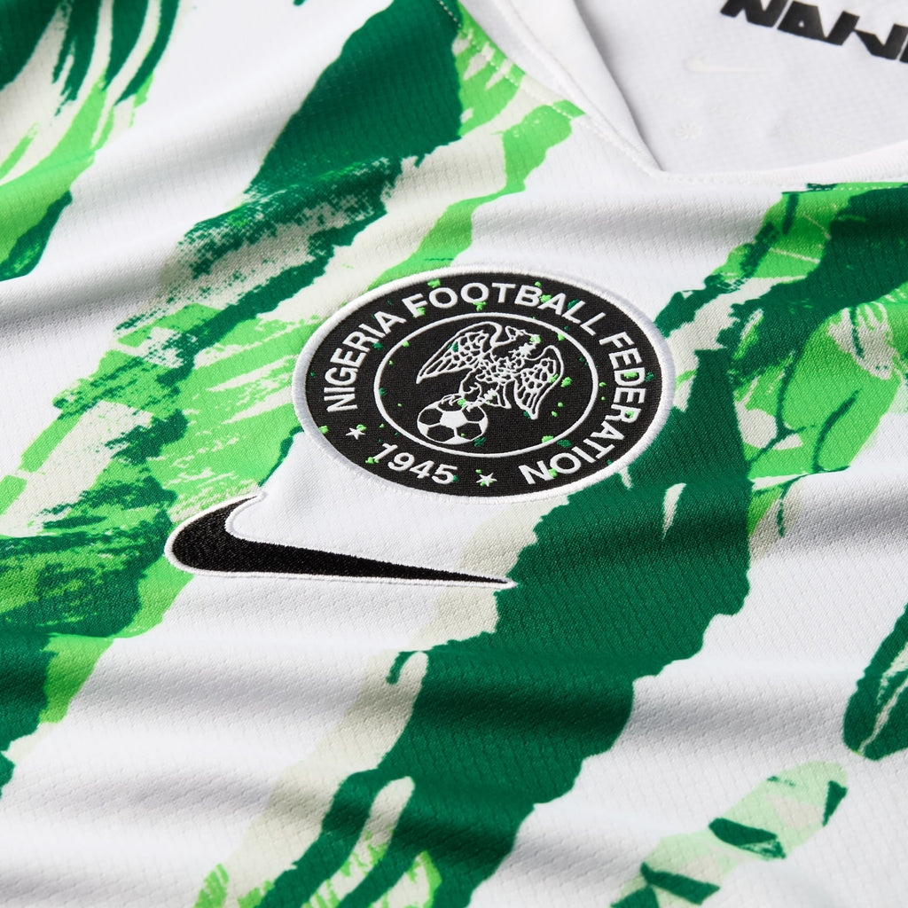 Nigeria 2025 Stadium Away (Women's Team) Men's Nike Dri-FIT Soccer Replica Jersey - HM9660-100-NIKE by Nike | Available at Niky's Sports