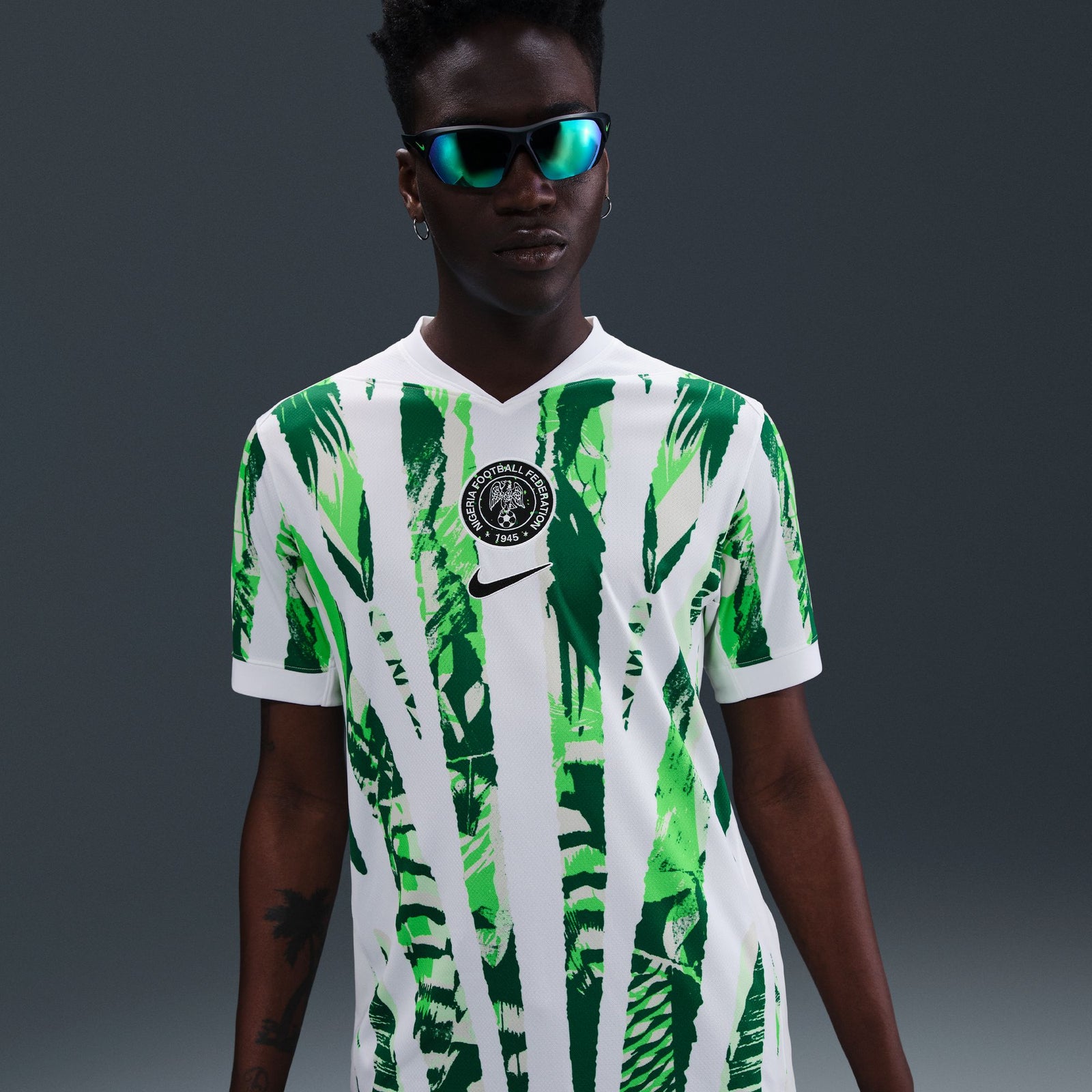 Nigeria 2025 Stadium Away (Women's Team) Men's Nike Dri-FIT Soccer Replica Jersey - HM9660-100-NIKE by Nike | Available at Niky's Sports