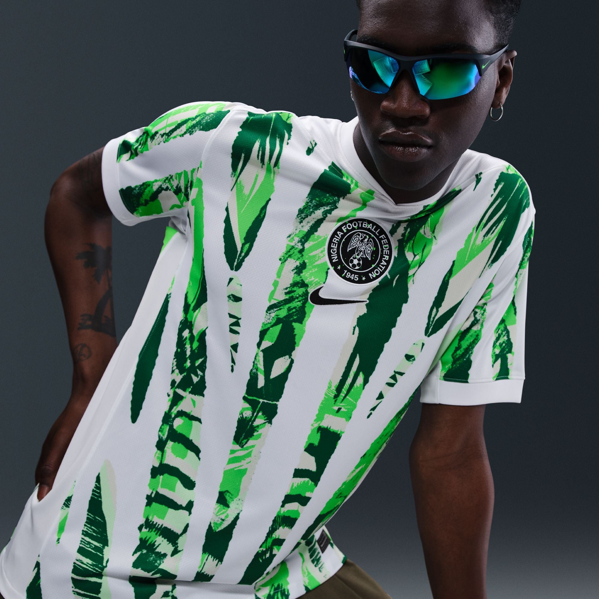 Nigeria 2025 Stadium Away (Women's Team) Men's Nike Dri-FIT Soccer Rep