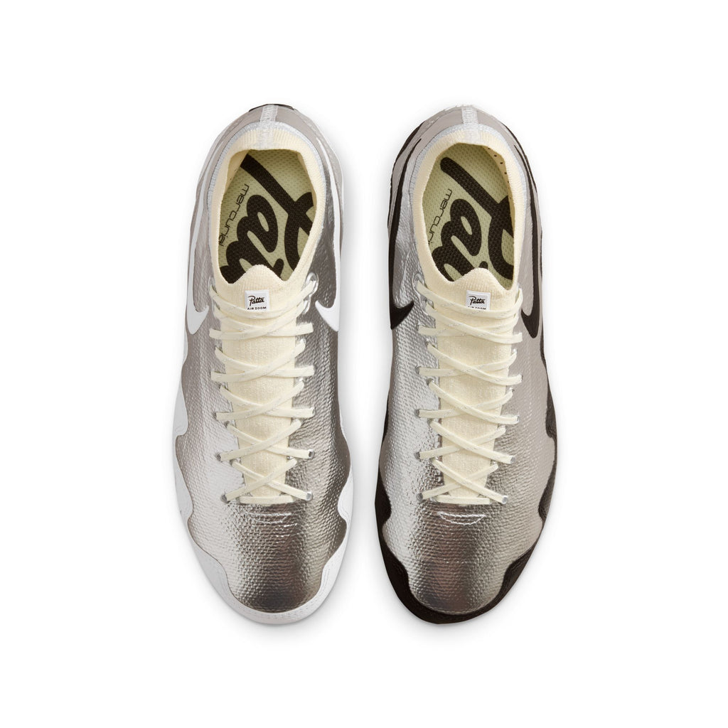 Nike Jr. Mercurial Vapor 16 Elite x Patta Big Kids' Firm-Ground Low-Top Soccer Cleats - HQ1993-001-NIKE by Nike | Available at Niky's Sports