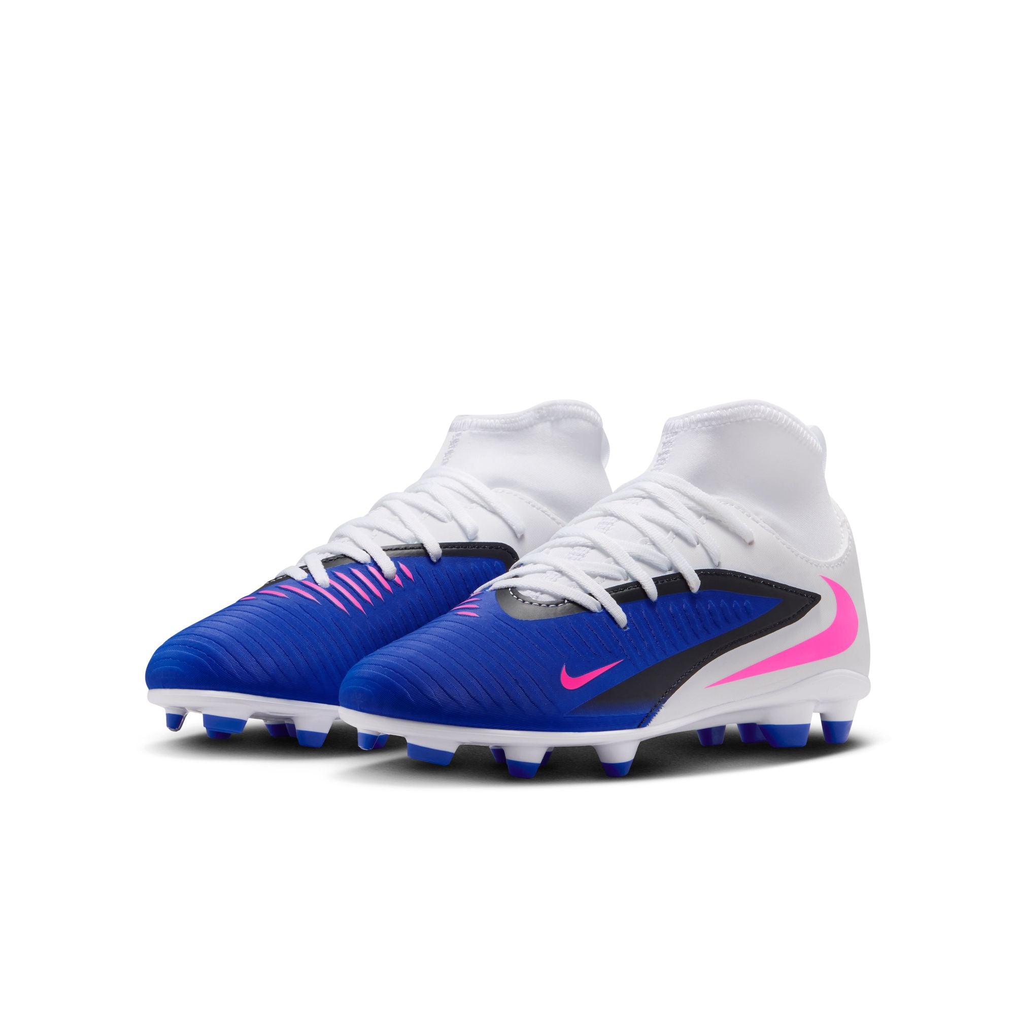 Nike Jr. Phantom 6 High Club Big Kids' Multi-Ground Soccer Cleats - HQ2022-446-NIKE by Nike | Available at Niky's Sports
