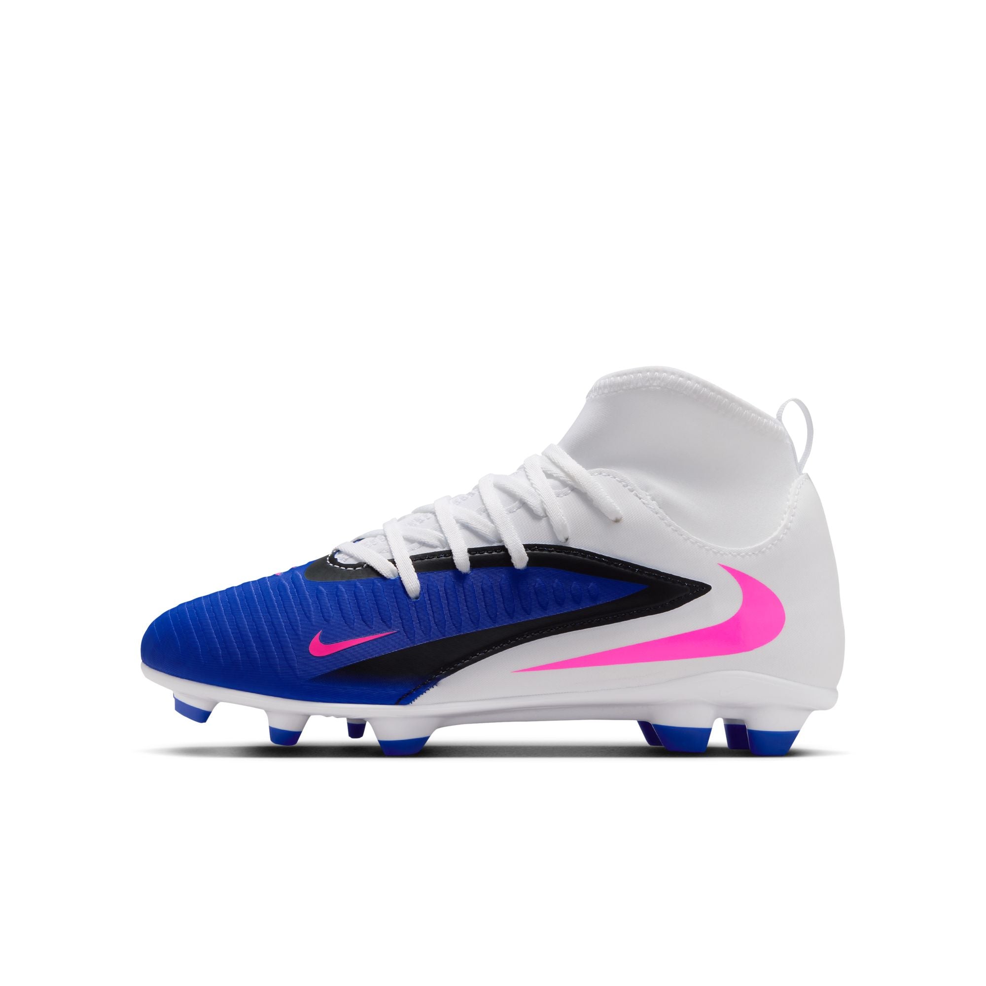 Nike Jr. Phantom 6 High Club Big Kids' Multi-Ground Soccer Cleats - HQ2022-446-NIKE by Nike | Available at Niky's Sports