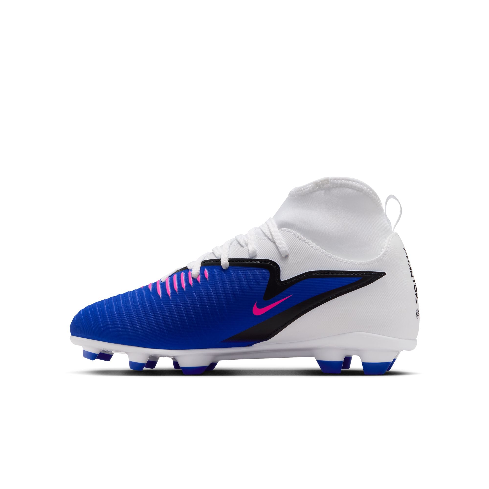 Nike Jr. Phantom 6 High Club Big Kids' Multi-Ground Soccer Cleats - HQ2022-446-NIKE by Nike | Available at Niky's Sports