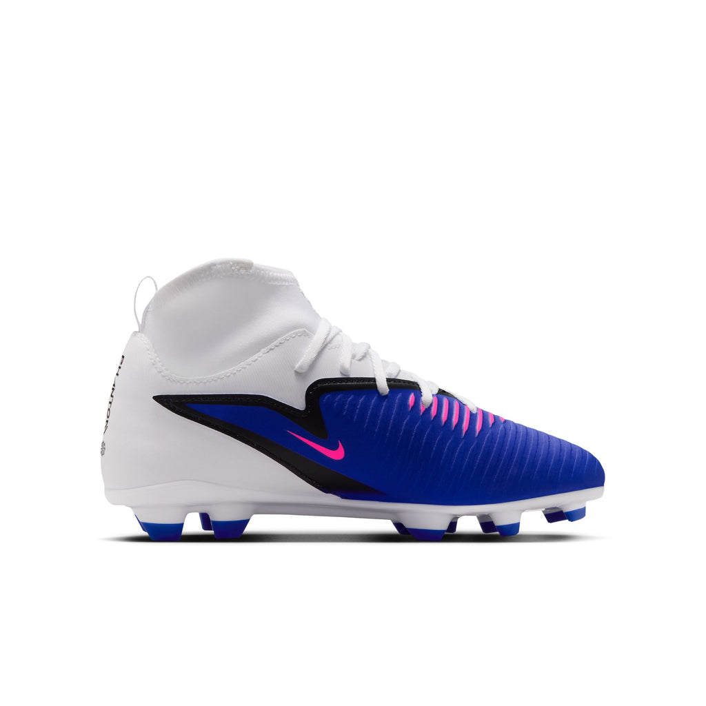 Nike Jr. Phantom 6 High Club Big Kids' Multi-Ground Soccer Cleats - HQ2022-446-NIKE by Nike | Available at Niky's Sports