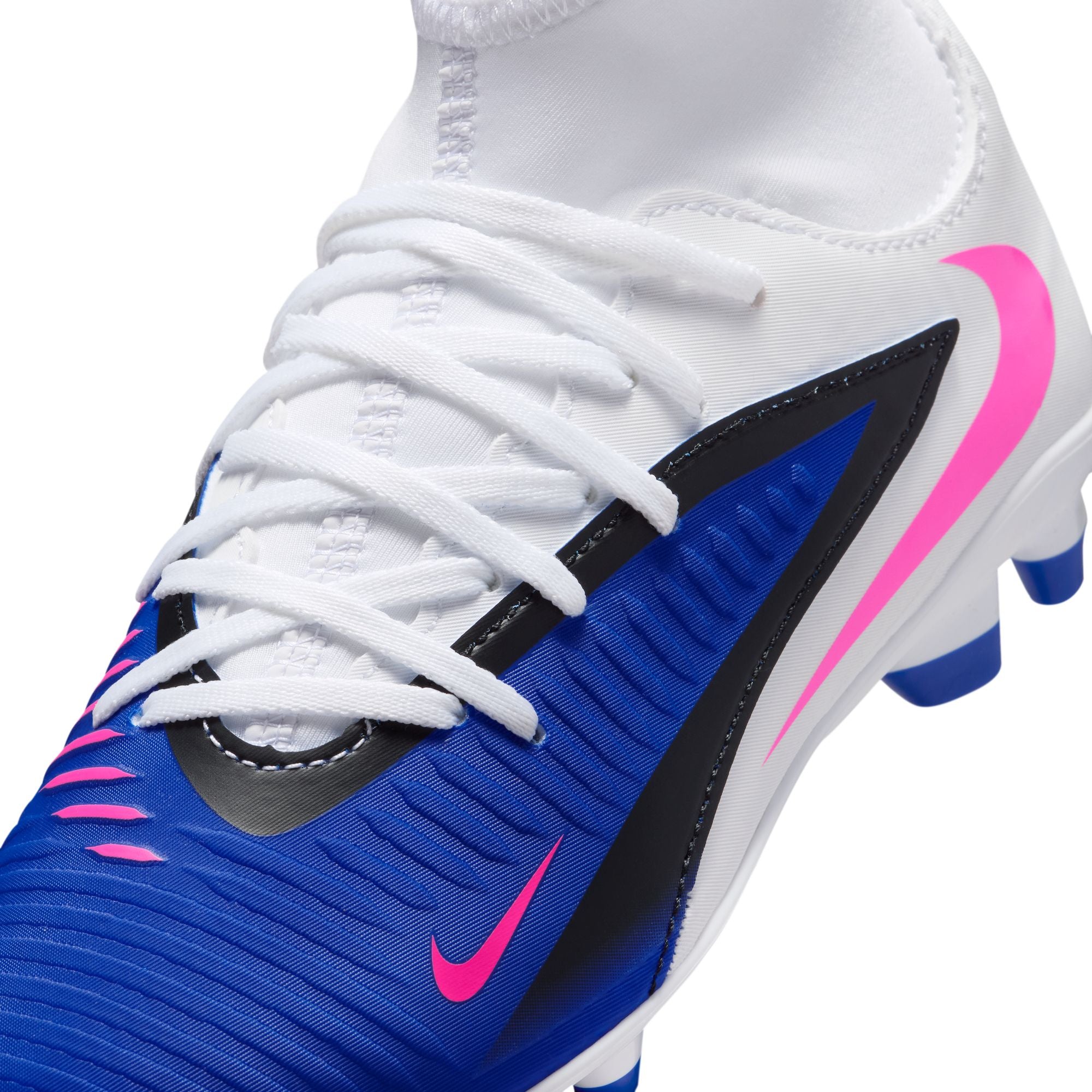 Nike Jr. Phantom 6 High Club Big Kids' Multi-Ground Soccer Cleats - HQ2022-446-NIKE by Nike | Available at Niky's Sports