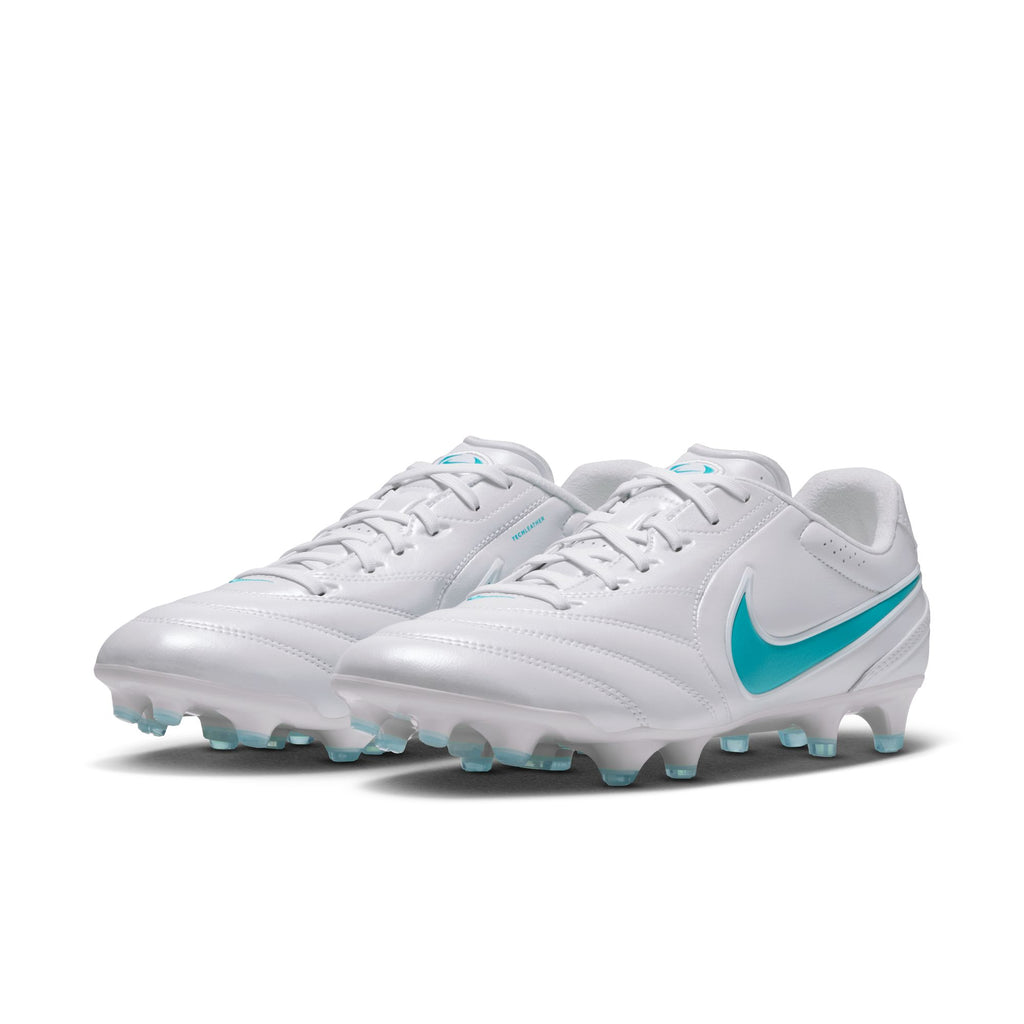 Nike Tiempo Ligera Pro FG Soccer Cleats - White/Energy-White