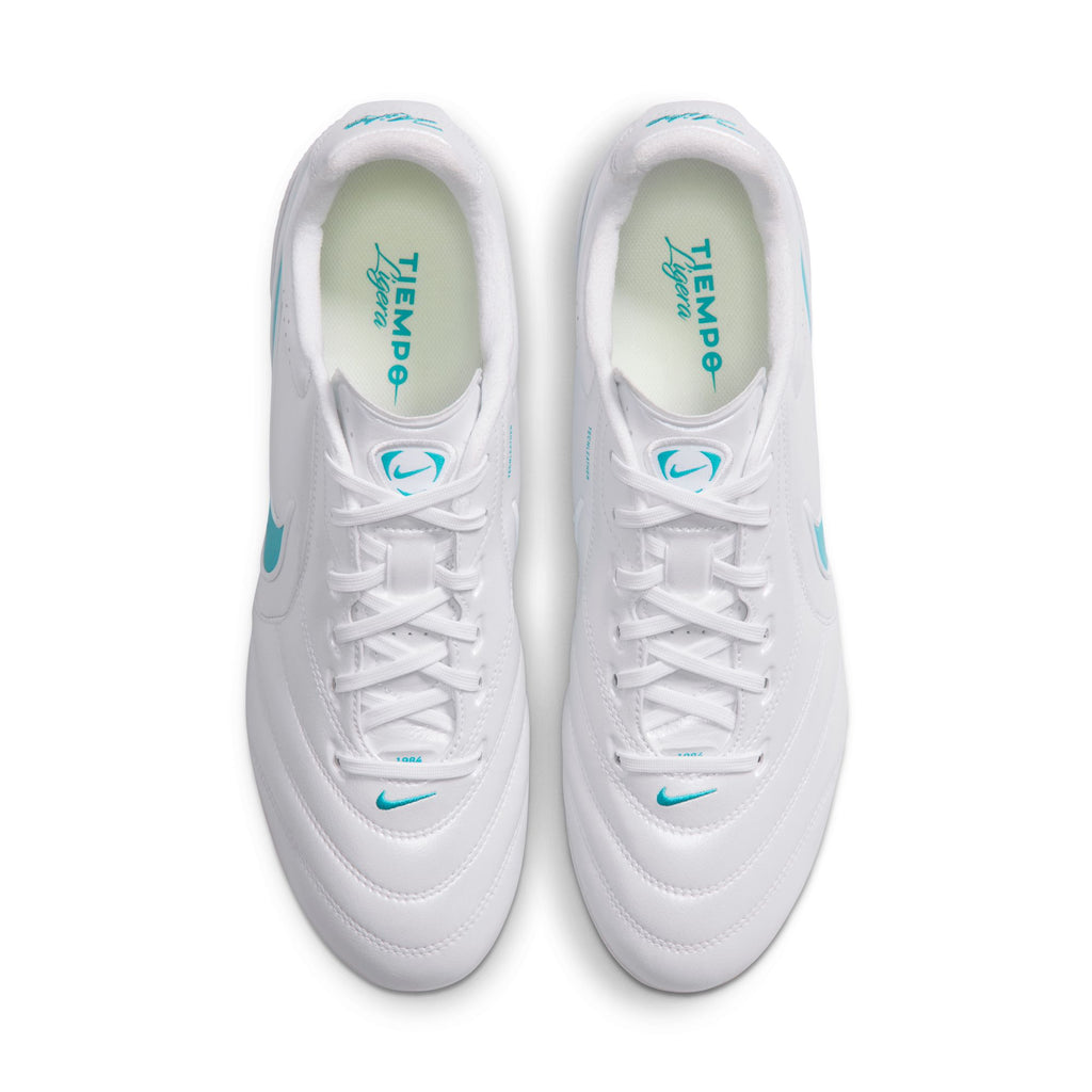 Nike Tiempo Ligera Pro FG Soccer Cleats - White/Energy-White