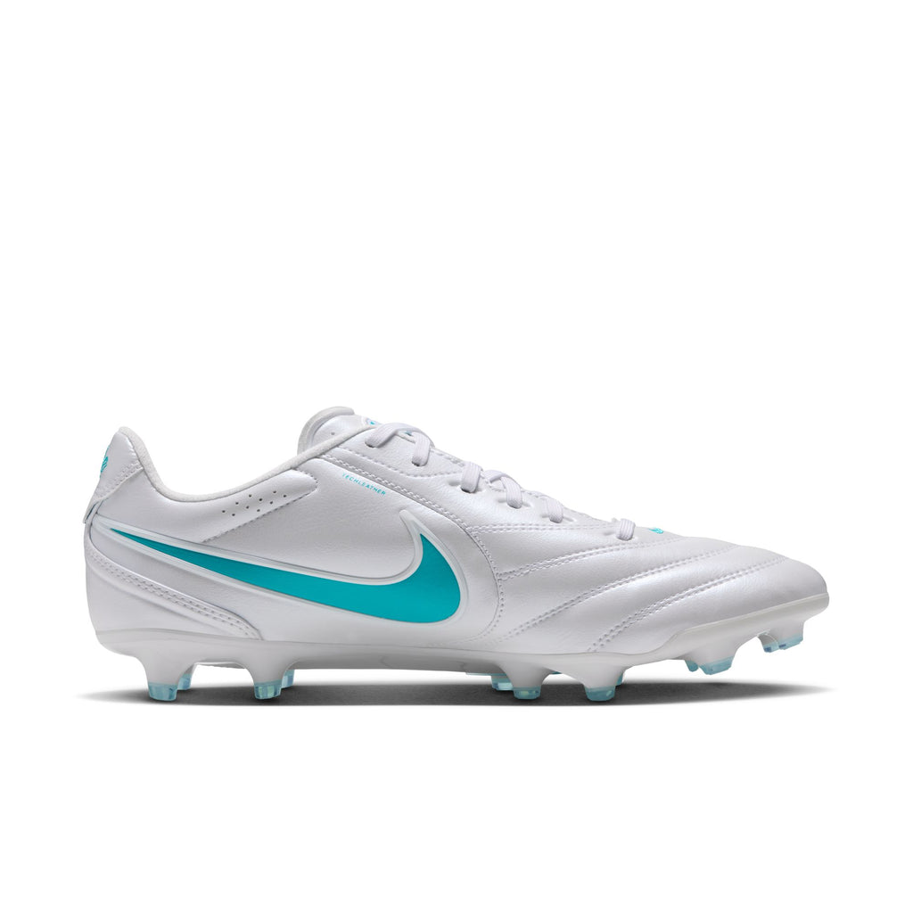 Nike Tiempo Ligera Pro FG Soccer Cleats - White/Energy-White