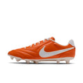 Nike Tiempo Ligera Pro Firm-Ground Low-Top Soccer Cleats – Safety Orange / White - HQ3158-800-NIKE by Nike | Available at Niky's Sports