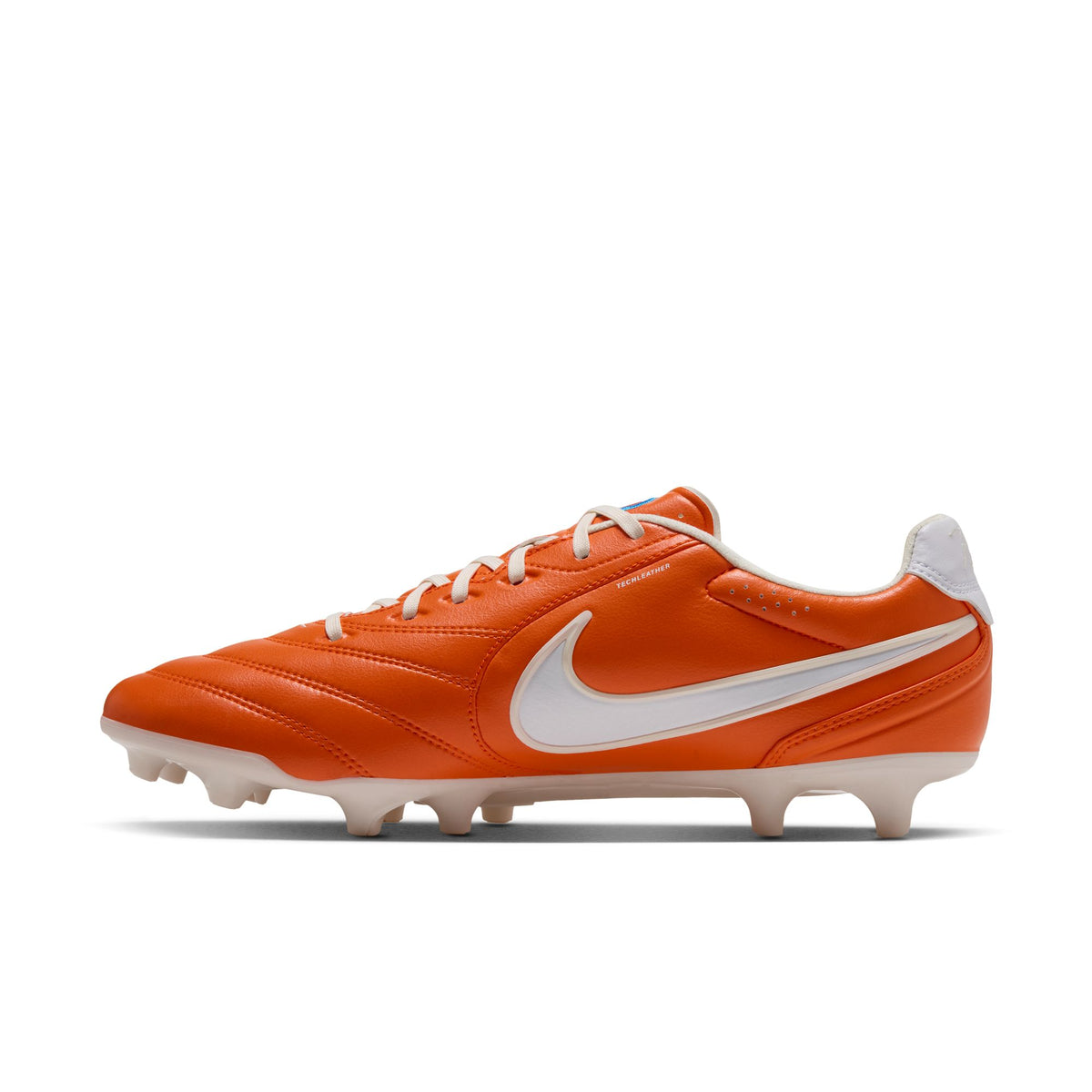 Nike Tiempo Ligera Pro Firm-Ground Low-Top Soccer Cleats – Safety Orange / White - HQ3158-800-NIKE by Nike | Available at Niky's Sports