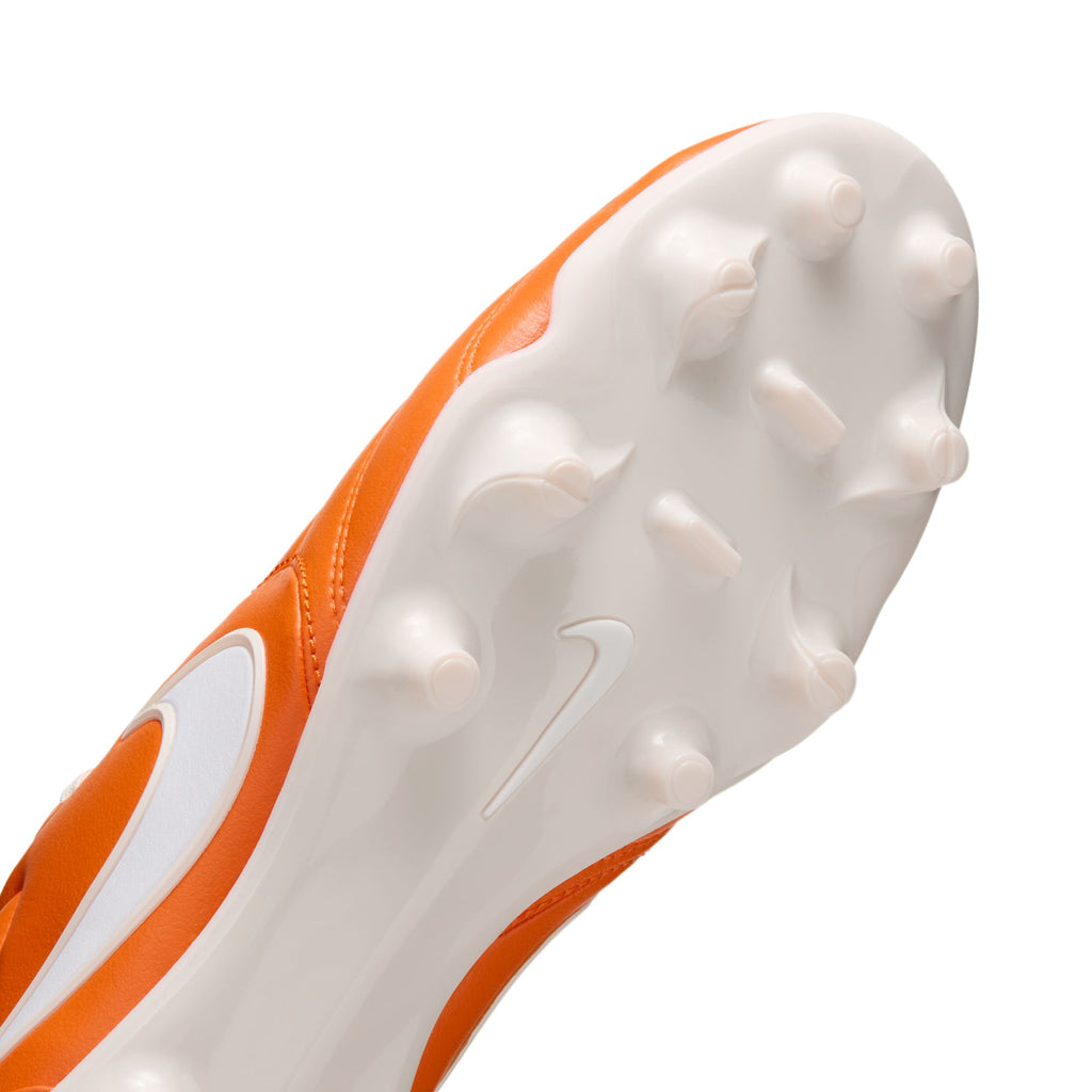Nike Tiempo Ligera Pro Firm-Ground Low-Top Soccer Cleats – Safety Orange / White - HQ3158-800-NIKE by Nike | Available at Niky's Sports