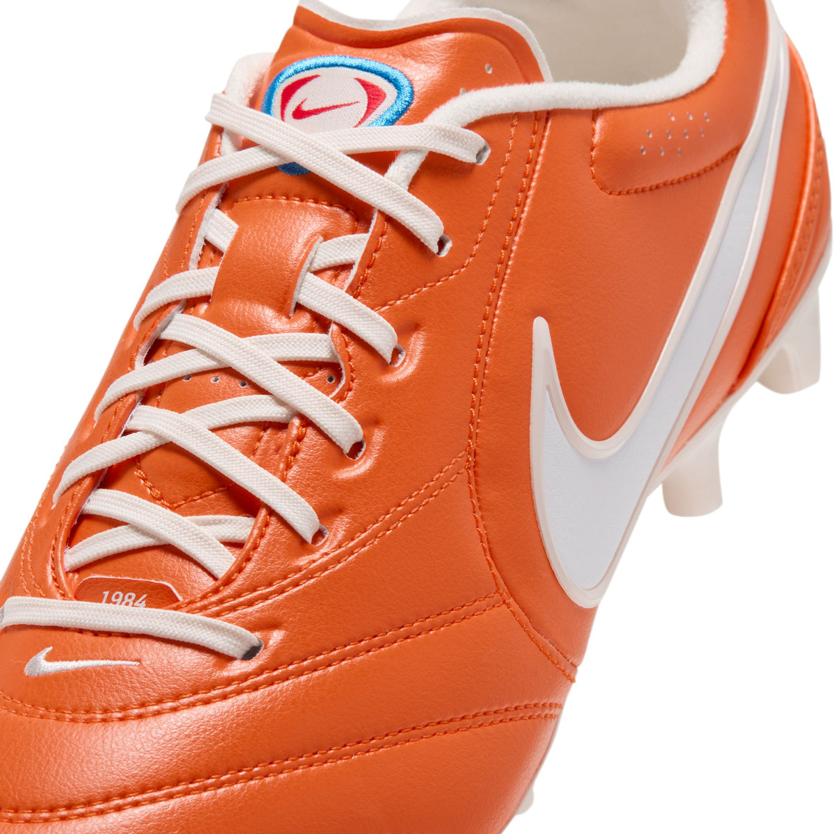 Nike Tiempo Ligera Pro Firm-Ground Low-Top Soccer Cleats – Safety Orange / White - HQ3158-800-NIKE by Nike | Available at Niky's Sports