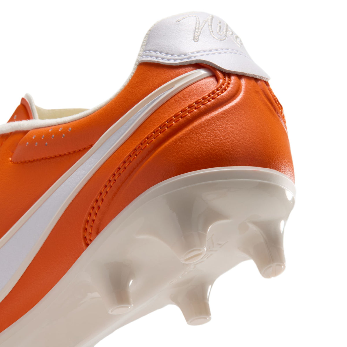 Nike Tiempo Ligera Pro Firm-Ground Low-Top Soccer Cleats – Safety Orange / White - HQ3158-800-NIKE by Nike | Available at Niky's Sports