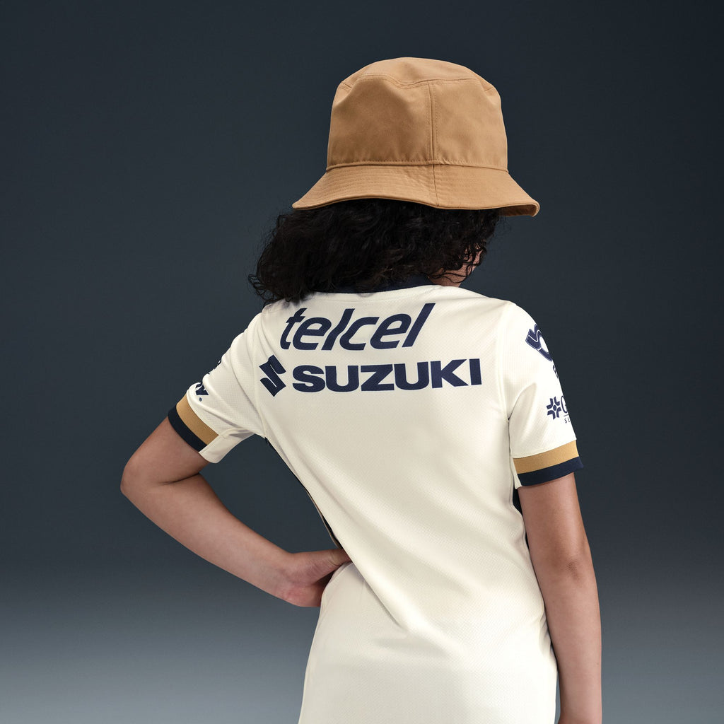 Nike Pumas UNAM 2025/26 Stadium Home Big Kids' Dri-FIT Soccer Replica Jersey - HQ6636-133-NIKE by Nike | Available at Niky's Sports