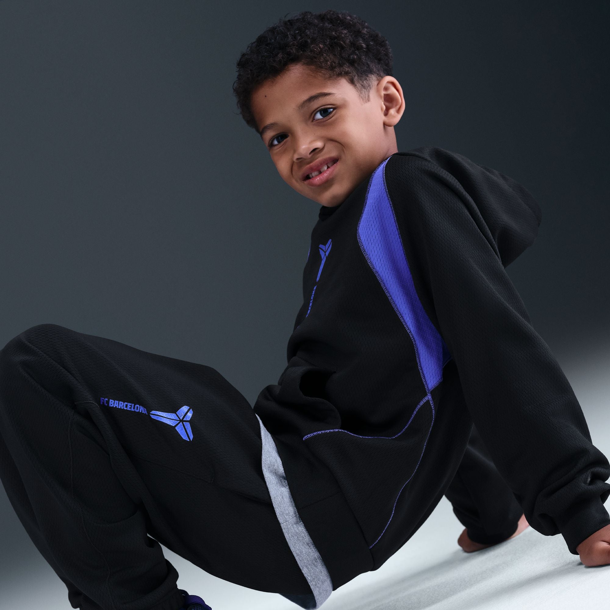 Nike FC Barcelona Away Big Kids' Kobe Therma-FIT Soccer Pants - HV0488-010-NIKE by Nike | Available at Niky's Sports