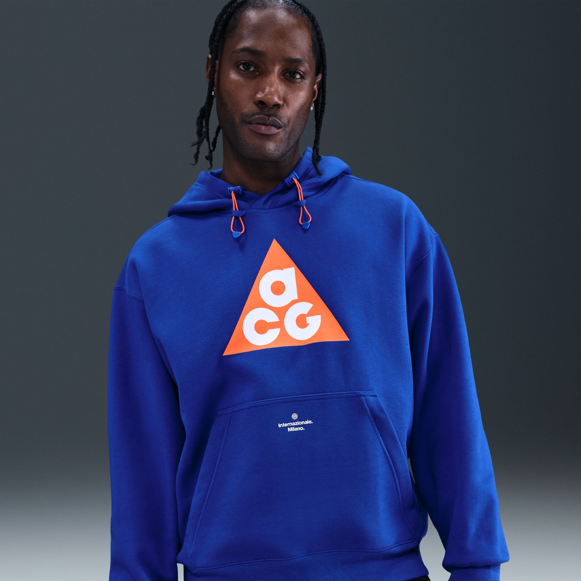 Nike INTER MILAN SE ACG THERMA-FIT SOCCER PULLOVER HOODIE
