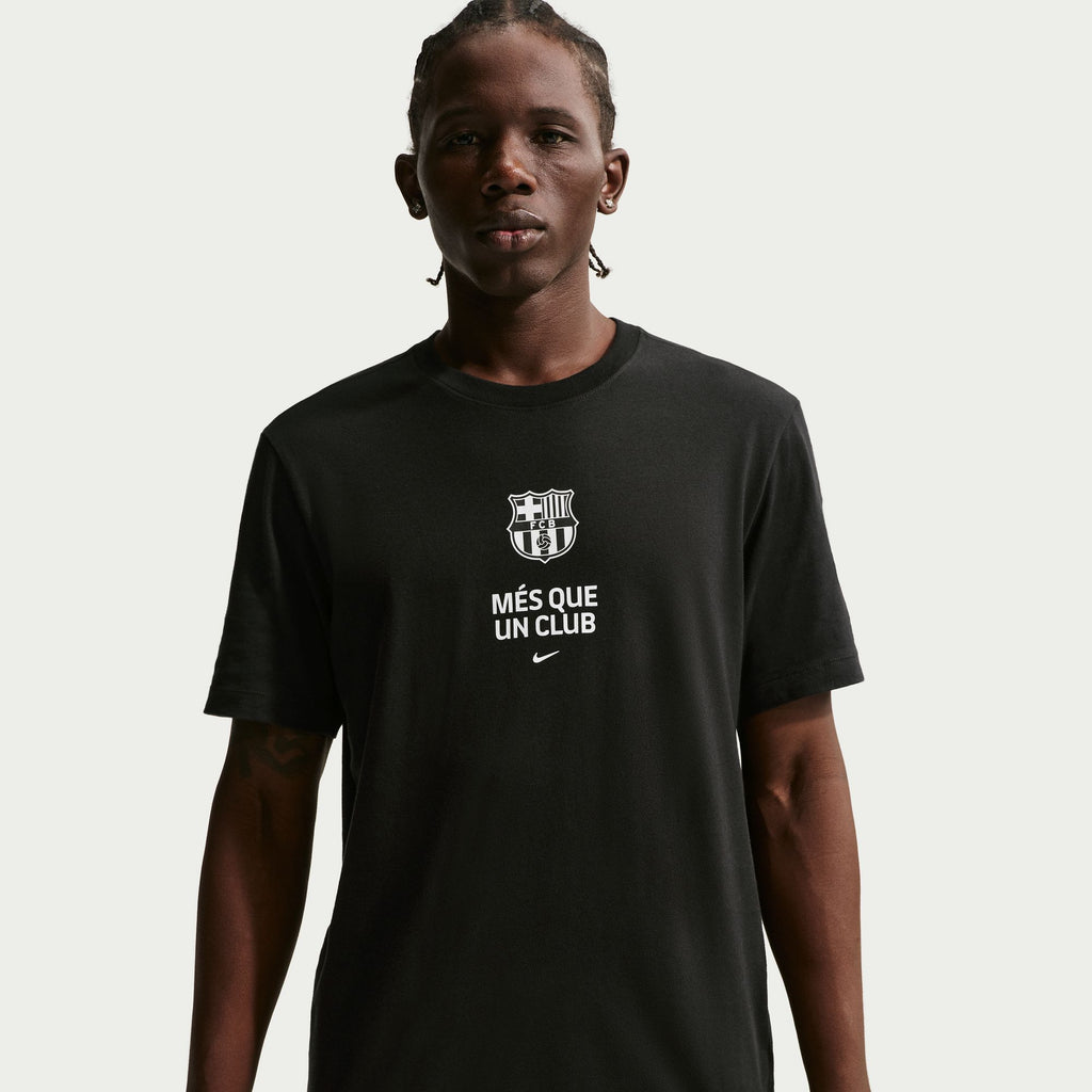 Nike FC Barcelona Club Men's Nike Soccer T-shirt - IB4075-010-NIKE by Nike | Available at Niky's Sports