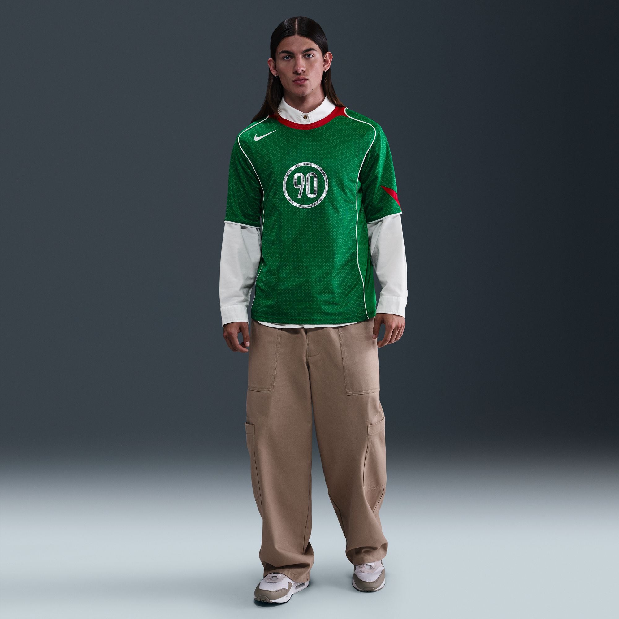 USA古着 NIKE × ACスパルタプラハ ゲームシャツ サッカー