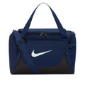 Nike Brasilia extra small 24L duffel bag in Midnight Navy, front view