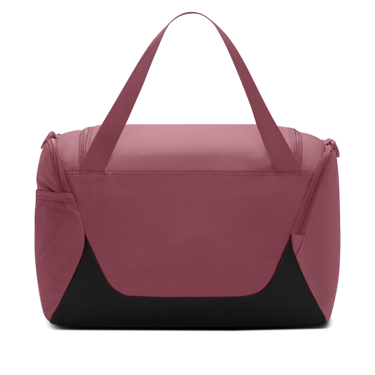 Nike Brasilia extra small 24L duffel bag in Pink Smoke, back view