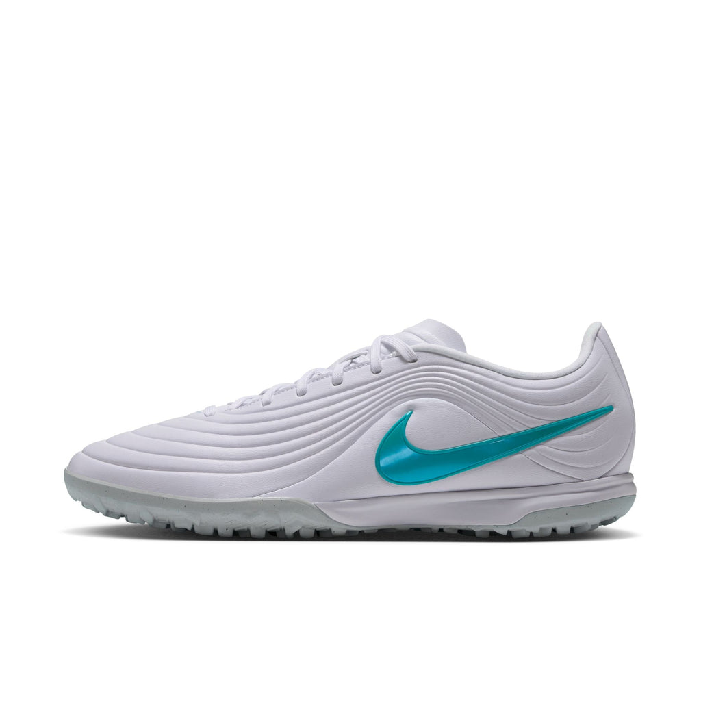 Nike Tiempo Maestro Academy Turf in White/Dusty Cactus – lateral side profile