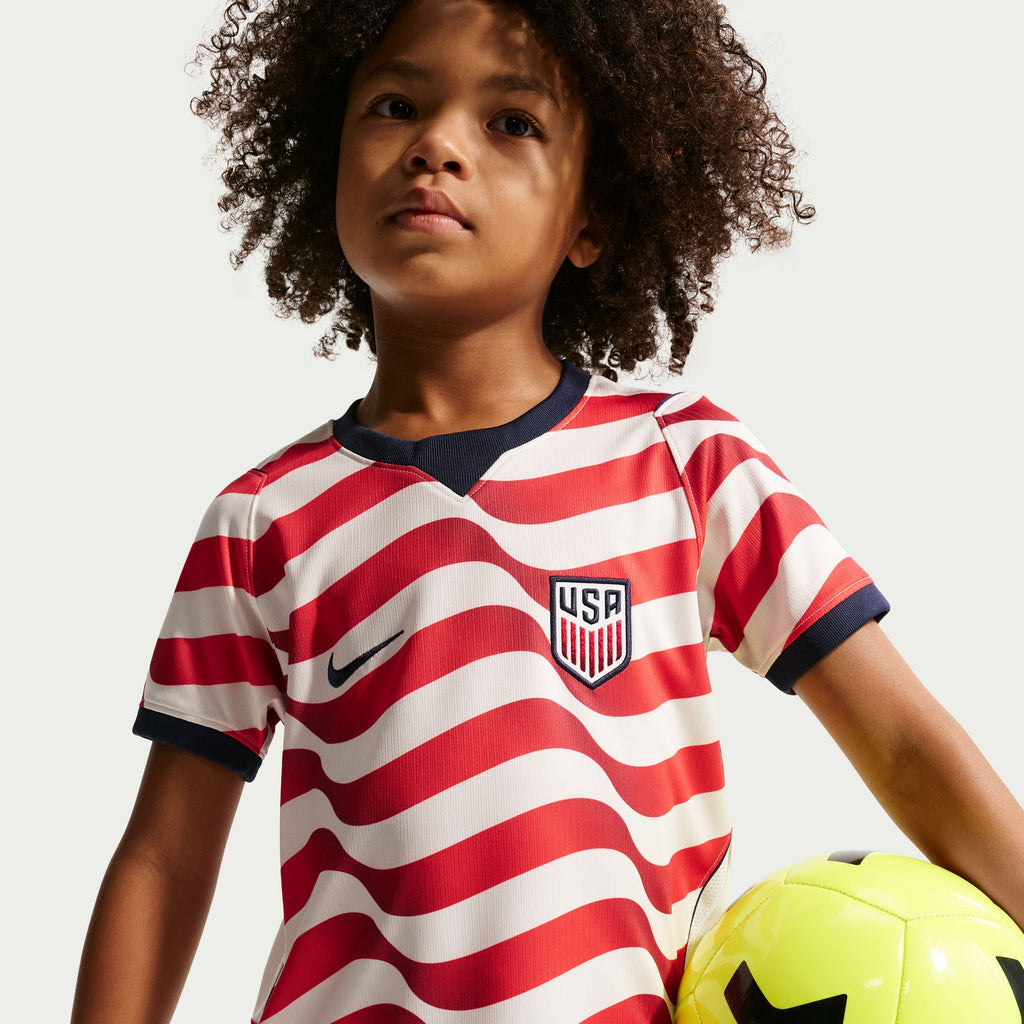 Nike USA 2026 Stadium Home Little Kids' Nike Soccer Replica 3-Piece Kit