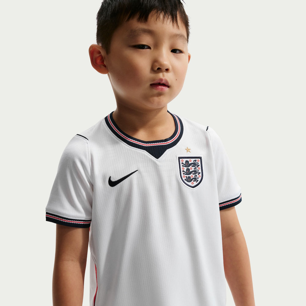 Nike England 2026 Stadium Home Little Kids' Nike Soccer Replica 3-Piece Kit - IB4553-100-NIKE by Nike | Available at Niky's Sports