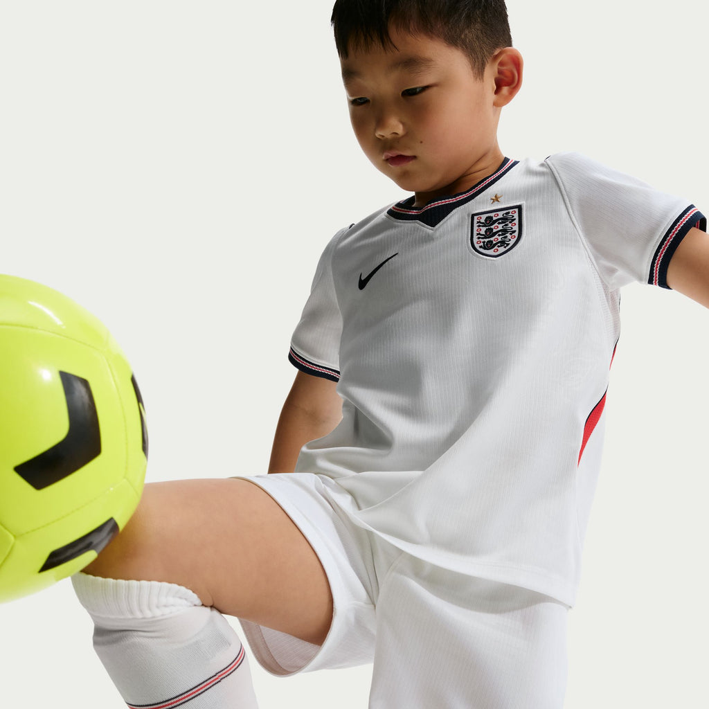 Nike England 2026 Stadium Home Little Kids' Nike Soccer Replica 3-Piece Kit - IB4553-100-NIKE by Nike | Available at Niky's Sports
