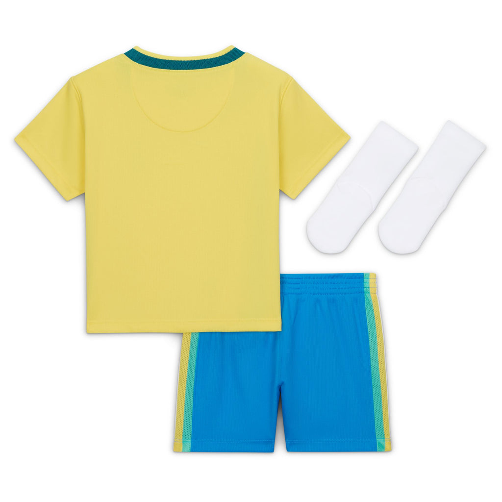 Nike Brazil 2026 Stadium Home Baby/Toddler Nike Soccer Replica 3-Piece Kit