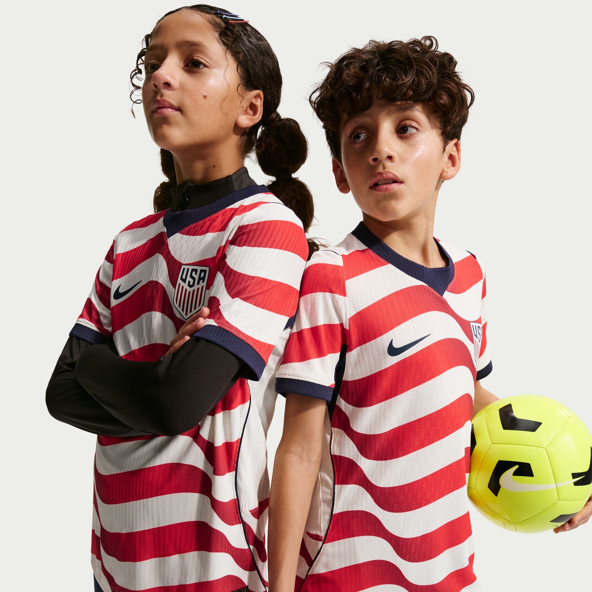 Nike USA 2026/27 Match Home Big Kids' Nike Aero-FIT Soccer Authentic Jersey - IB5061-133-NIKE by Nike | Available at Niky's Sports
