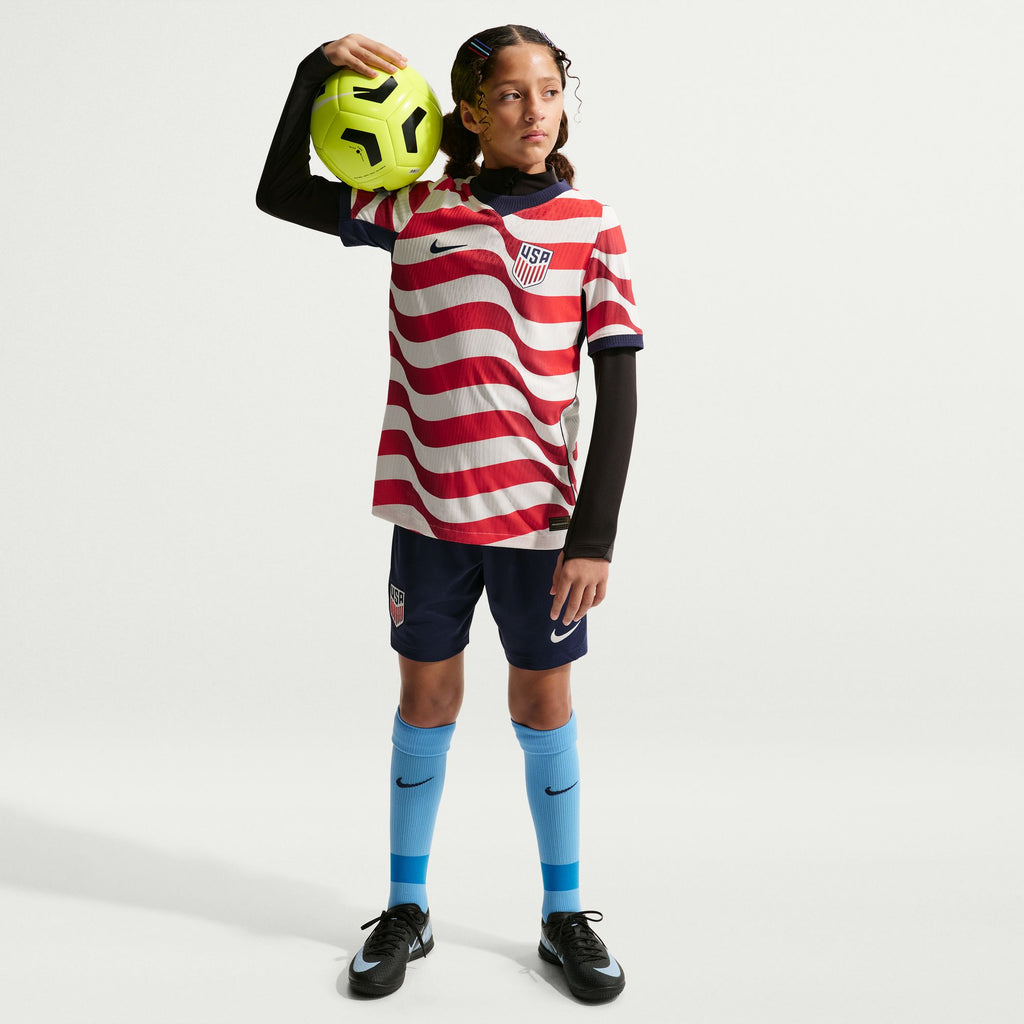 Nike USA 2026/27 Match Home Big Kids' Nike Aero-FIT Soccer Authentic Jersey - IB5061-133-NIKE by Nike | Available at Niky's Sports
