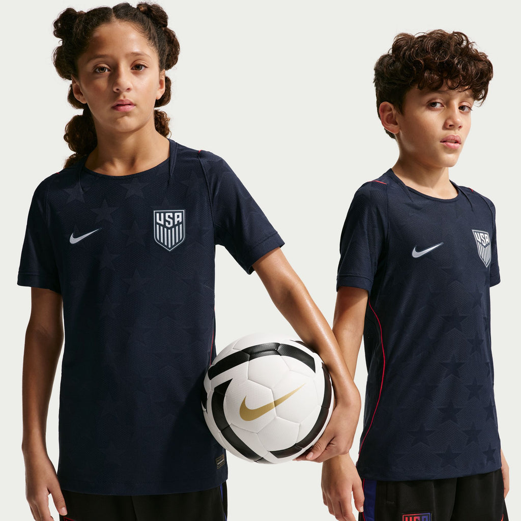 Nike USA 2026/27 Match Away Big Kids' Nike Aero-FIT Soccer Authentic Jersey - IB5078-475-NIKE by Nike | Available at Niky's Sports