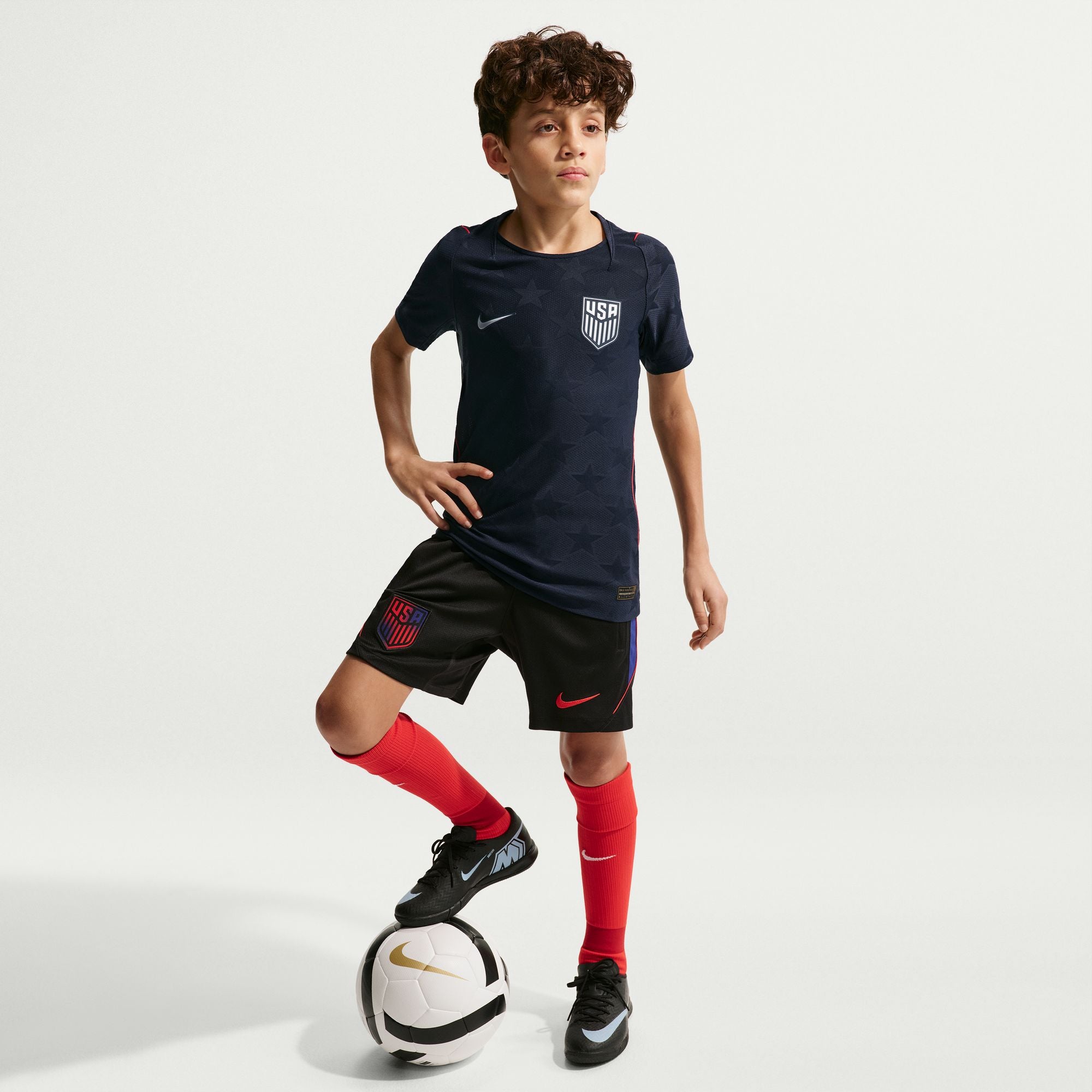 Nike USA 2026/27 Match Away Big Kids' Nike Aero-FIT Soccer Authentic Jersey - IB5078-475-NIKE by Nike | Available at Niky's Sports