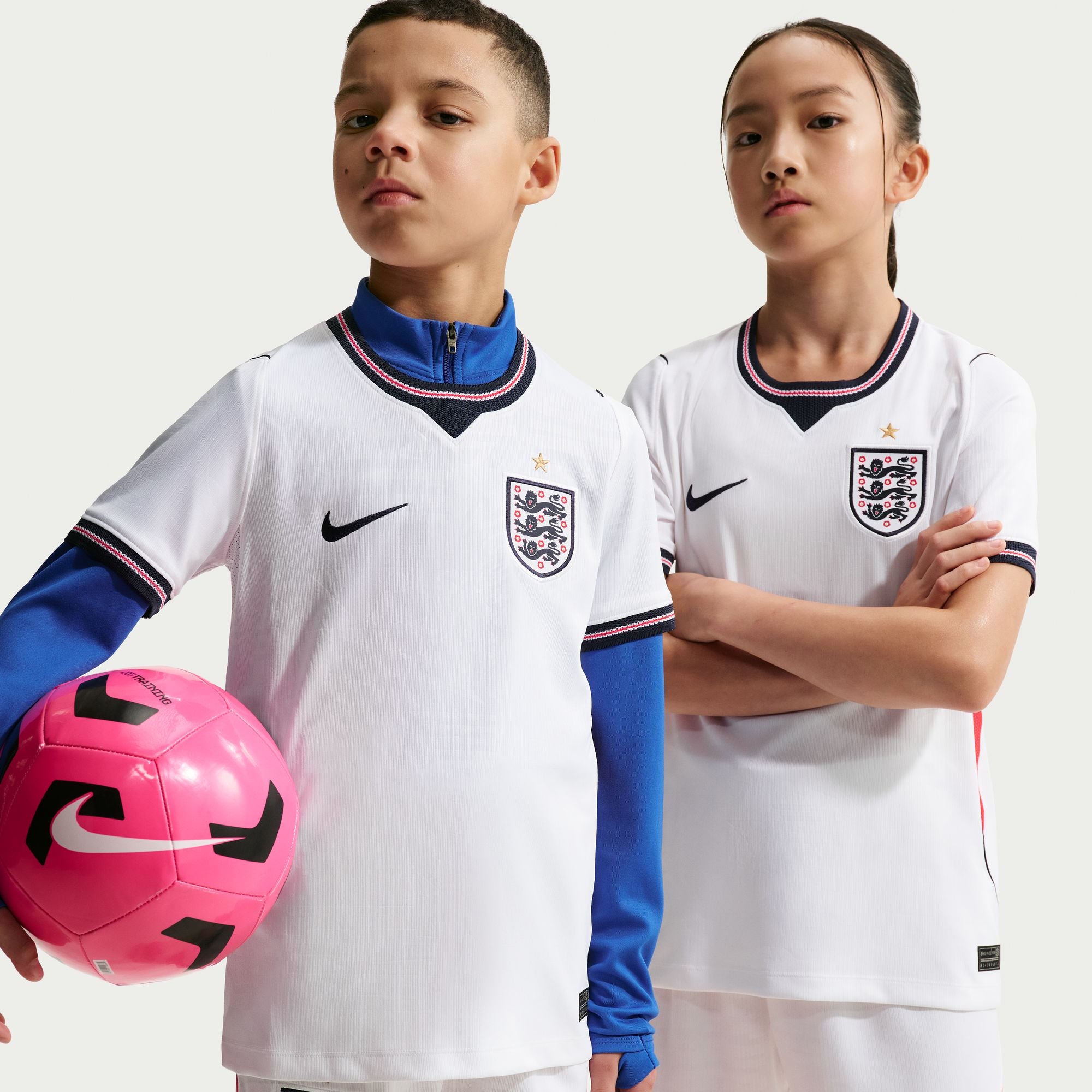 Nike England 2026 Stadium Home Big Kids' Nike Dri-FIT Soccer Replica Jersey - IB5111-100-NIKE by Nike | Available at Niky's Sports