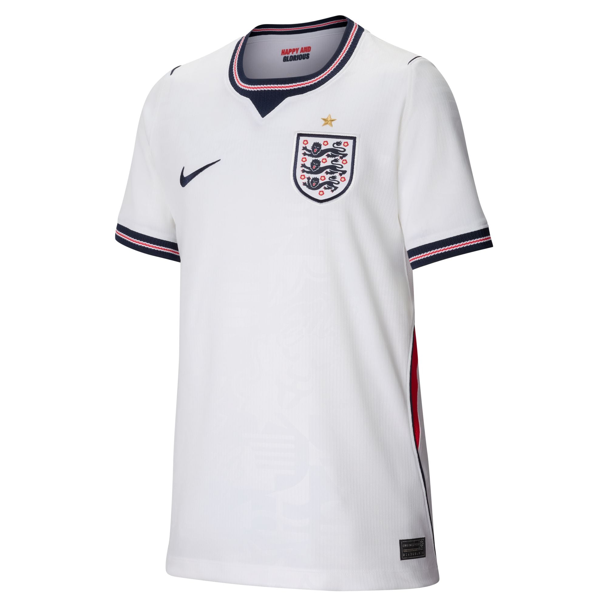 Nike England 2026 Stadium Home Big Kids' Nike Dri-FIT Soccer Replica Jersey - IB5111-100-NIKE by Nike | Available at Niky's Sports