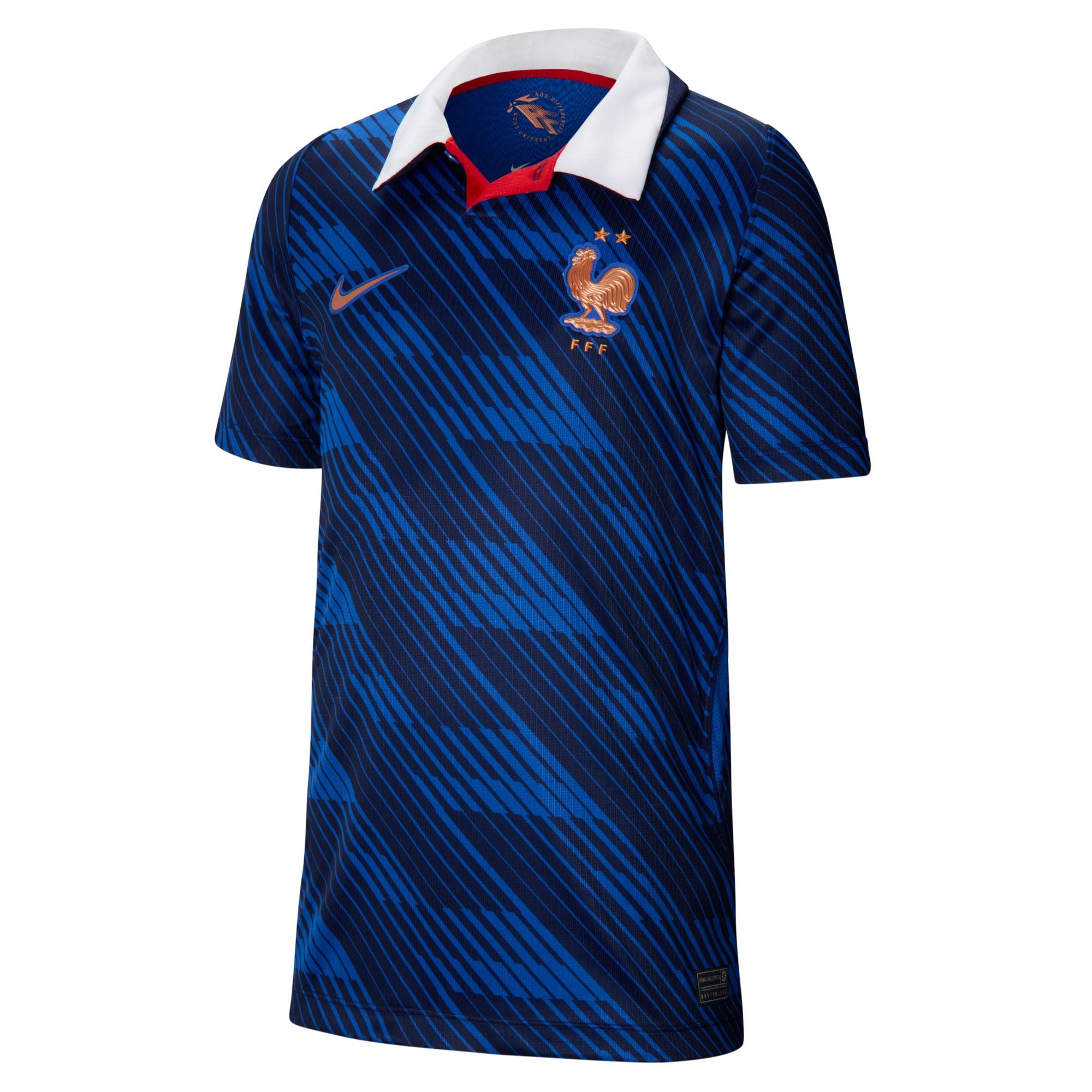Nike France 2026 Stadium Home Big Kids' Dri-FIT Soccer Stadium Jersey - IB5129-480-NIKE by Nike | Available at Niky's Sports