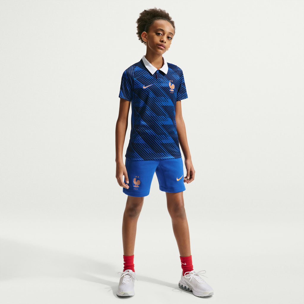 Nike France 2026 Stadium Home Big Kids' Dri-FIT Soccer Stadium Jersey - IB5129-480-NIKE by Nike | Available at Niky's Sports