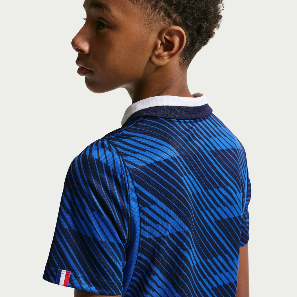 Nike France 2026 Stadium Home Big Kids' Dri-FIT Soccer Stadium Jersey - IB5129-480-NIKE by Nike | Available at Niky's Sports